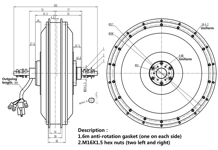 QS 273 V3 72v 8000W電動自転車キット 15 - 72V 5000W Hub Motor Kit のレビューと価格