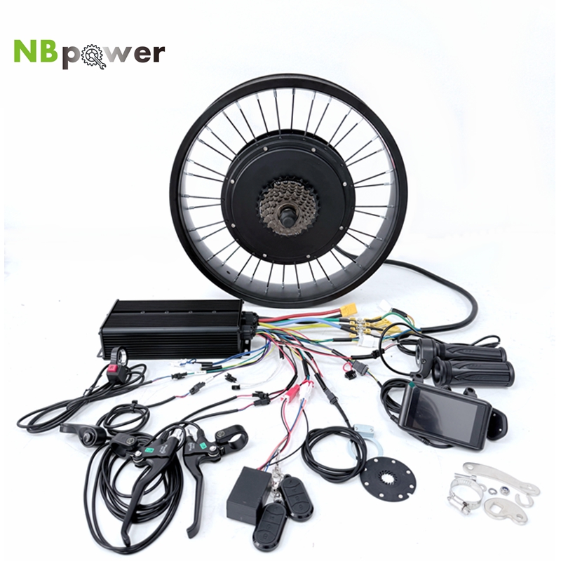 NBpower 170/190mmドロップアウト 48-72 - Ebike Conversion Kit 72V 3000W のレビューと価格