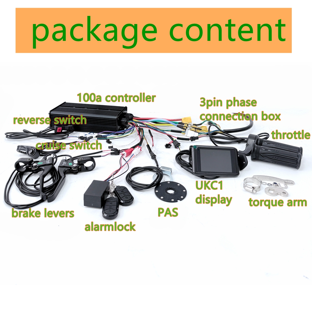 NBpower 170/190mmドロップアウト 48-72 - Ebike Conversion Kit 72V 3000W のレビューと価格